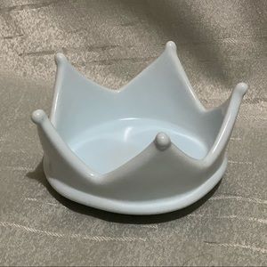 RAE DUNN BLUE CROWN MUG TOPPER